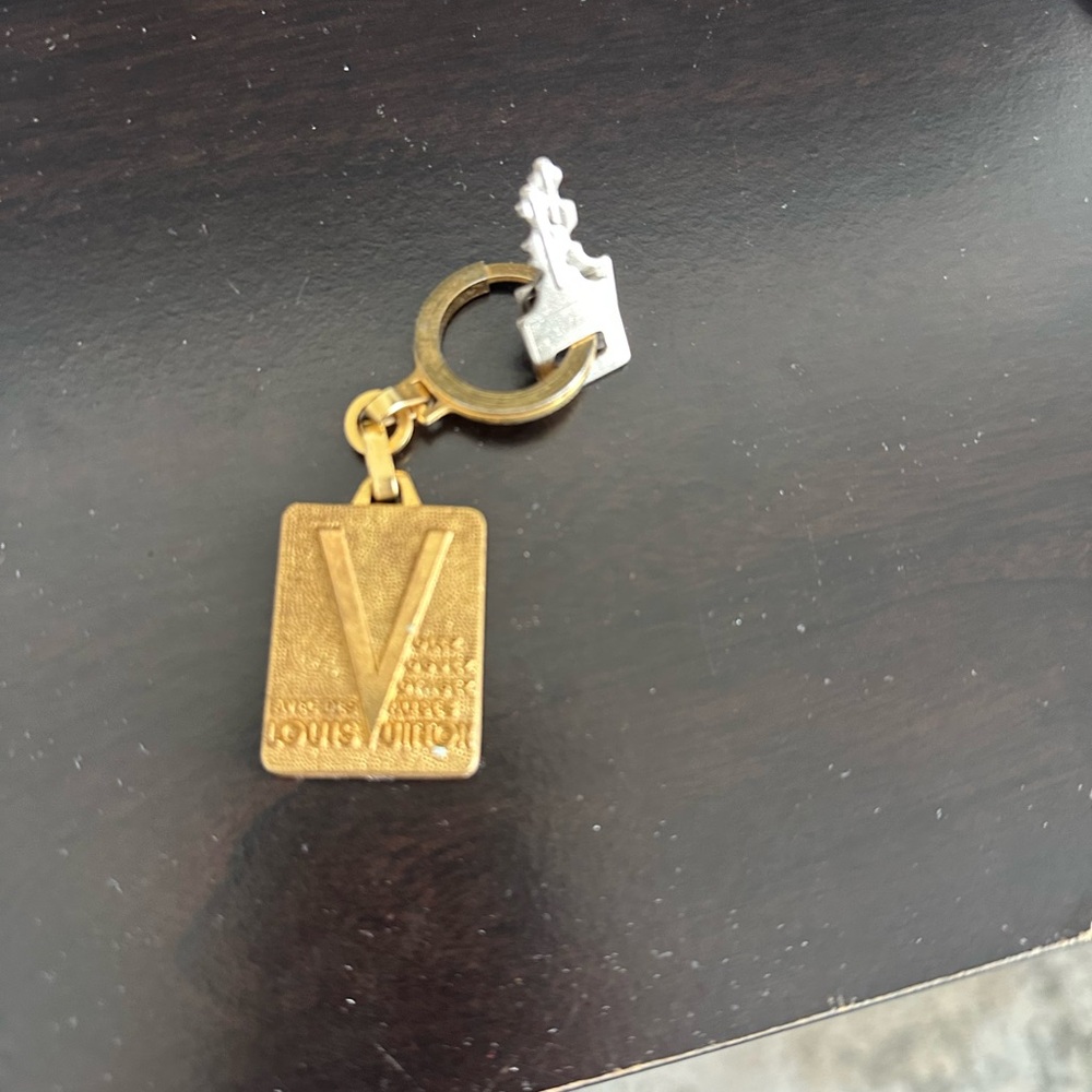 Louis Vuitton Gold Keychain